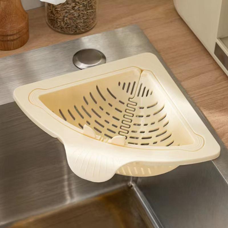 

Kitchen Sink Drain Basket with Handle Food Slag Strainer Residue Processor Vegetable and Fruit Drainage Basket