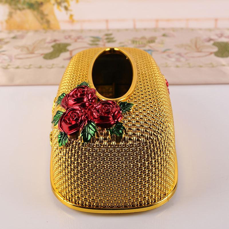 Tissue Box Light Luxury Pumping Carton Meal Carton Living Room High-end Modern Pumping Box Household Nordic Storage Box Tissue Pumping