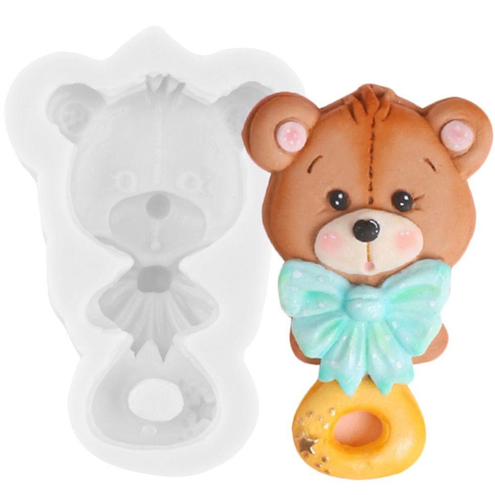 Home Sugarcraft Handmade Fondant Tool Cake Topper Decoration Bear Mold Chocolate Mold Gummy Molds
