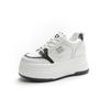 Autumn and winter women's shoes new muffin thick-soled white shoes casual and thin inner height increase small versatile single shoes