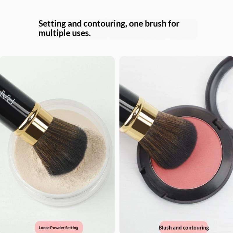 Retractable Makeup Brushes Adjustable Powder Foundation Brush Smooth Application Perfect for Quick Makeup Look