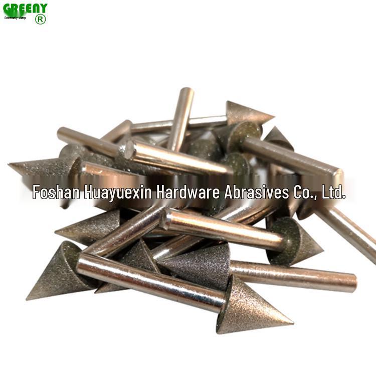6X16 Diamond Alloy Grinding Head for Stone Carving - Various Shapes, Electroplated Polishing.