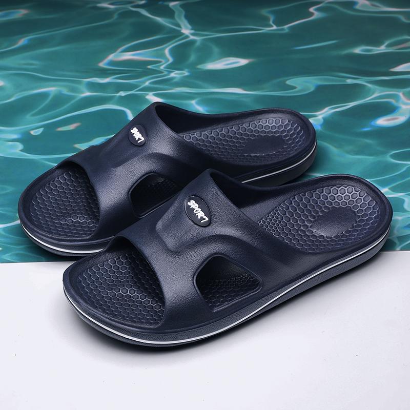 Fashion Fashion Men's Women's Sandals Anti-Slip Wear-Resistant EVA Thick Sole Comfortable Home Slippers Bathroom Bath Flip-Flops