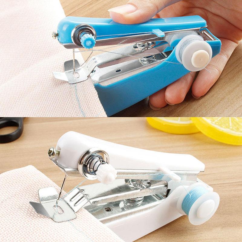 1PC Hand-Held Portable Sewing Machines Needlework Handwork Tools Mini Sewing Machine