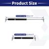 X AUTOHAUX Gas Universal Lift Gas Damper for and Includes and 38cm Extended 23cm Compressed 10kg Set of 2 Springs, Supports, Earthquake-Resistant RVs,