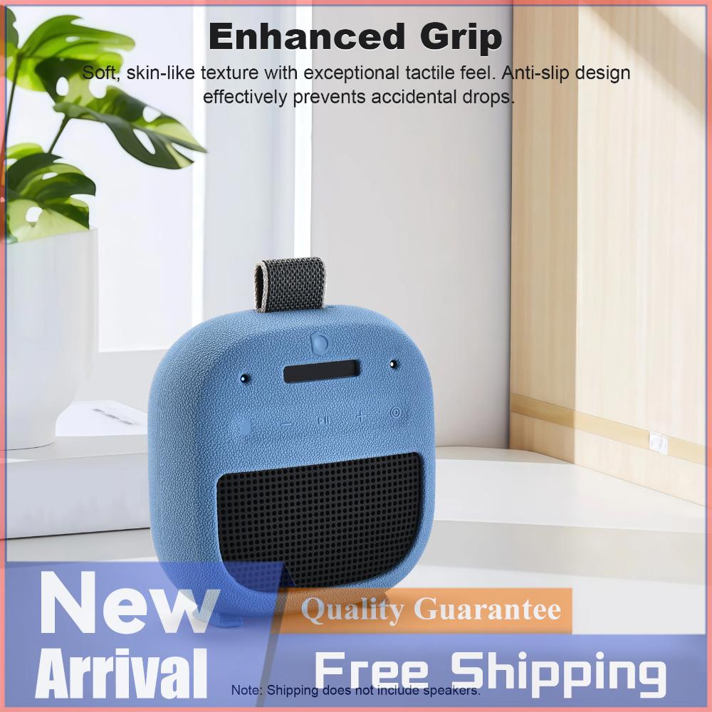 Portable Bluetooth Speaker Silicone Case for Bose SoundLink Micro 2 Speaker Protect Cover Carabiner Outdoor Travel Carry Case