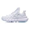 Li Ning Wudao 2.3 Lite Fabric Round Toe Shock Absorbing Non-Slip Wear-Resistant Low-Top Retro Basketball Shoes Women Sneaker White AGBR052-2