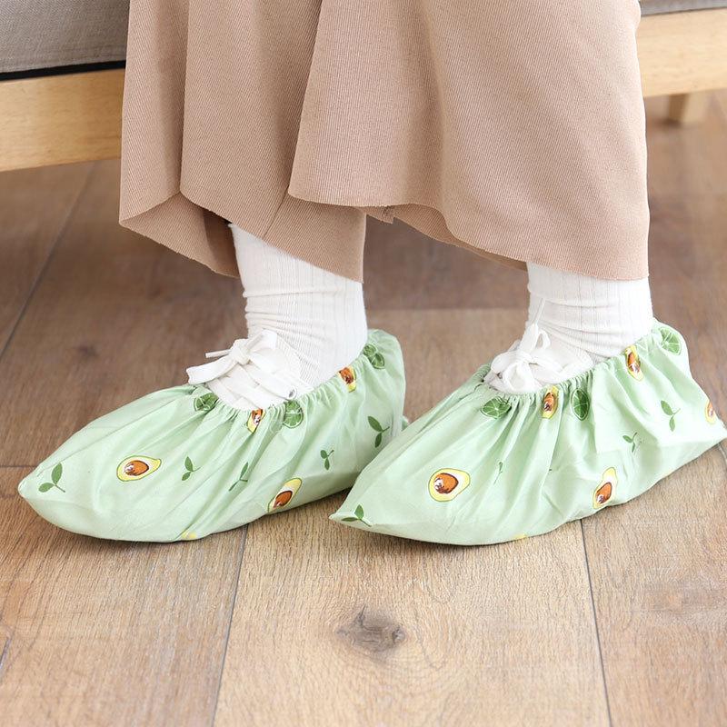 Reusable, Breathable Cotton Shoe Covers - Washable, Thickened, Wear & Stain Resistant, Dust-Proof; Ideal for Students, Computer Rooms, Unisex