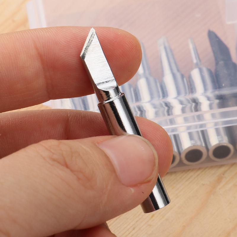 Lead-Free 936 Soldering Iron Tip, Constant Temperature, Internal Heating, 60W, Universal Needle Point, Horseshoe, Knife Shape.