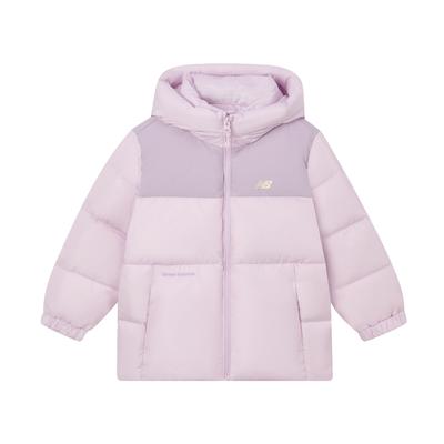 Grade School Down Jackets Hooded Thickened Hooded Windproof 7PE41013-LAV