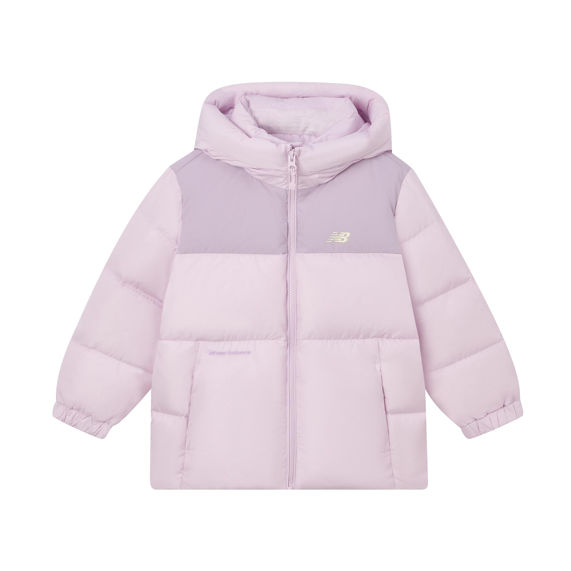 New Balance Grade School Down Jackets Hooded Thickened Hooded Windproof 7PE41013-LAV 110