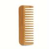 A Bamboo and Wood Hair Comb for Both Men and Women, Featuring A Wide-Toothed Design for Curling Hair and Grooming Beards