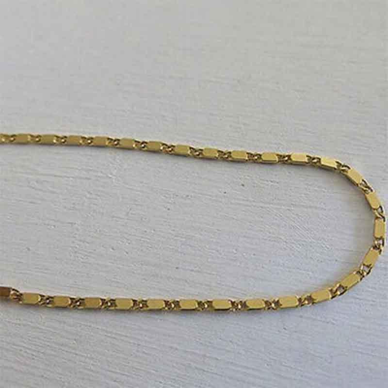 Premium Quality Simple Gold Plated Chain Anklet For Women With Timeless Appeal