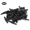 20PCS Black ABS Aquarium Tee Connector 3 Way Tubing Volume Air Flow Control Valve Fish Tank Oxygen Pump Accessories