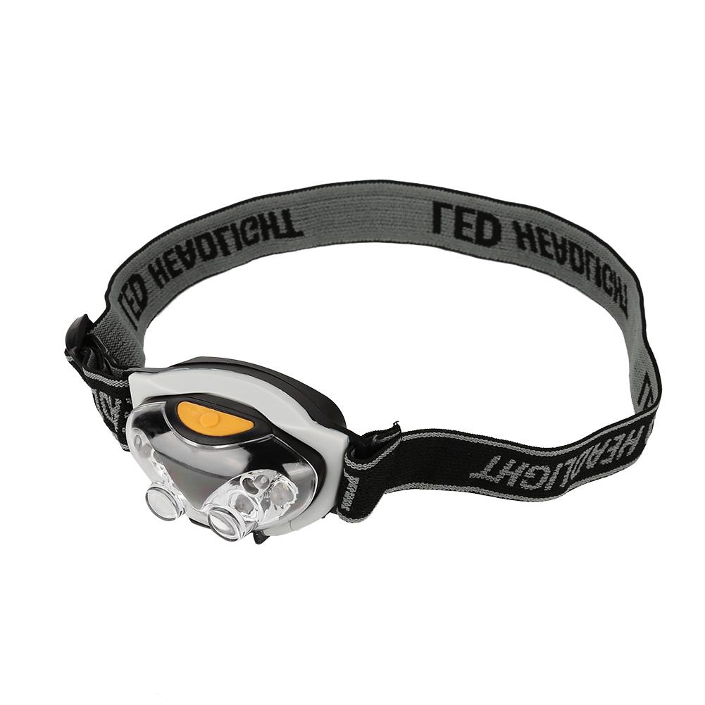 6 LED Adjustable Angle & Headband Strap Super Bright Headlamp 3 Mode 1200 Lm Waterproof