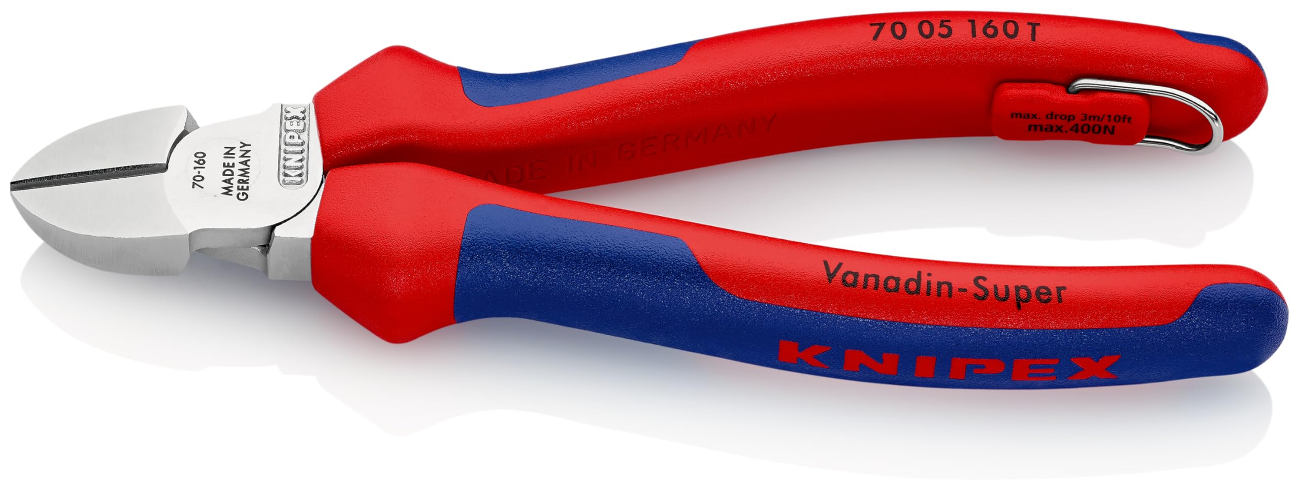 

KNIPEX Плоскогубцы электрика с защитой от падения, 160мм, 7005-160TBK