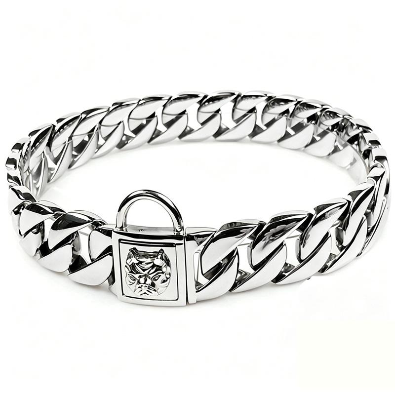 32mm Luxury Cuban Link Dog Collar