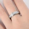 6mm Anxiety Fidget Spinner Rings for Men Smooth Stainless Steel Spinning Rotating Ring for Women Anti Stress Jewelry Gift