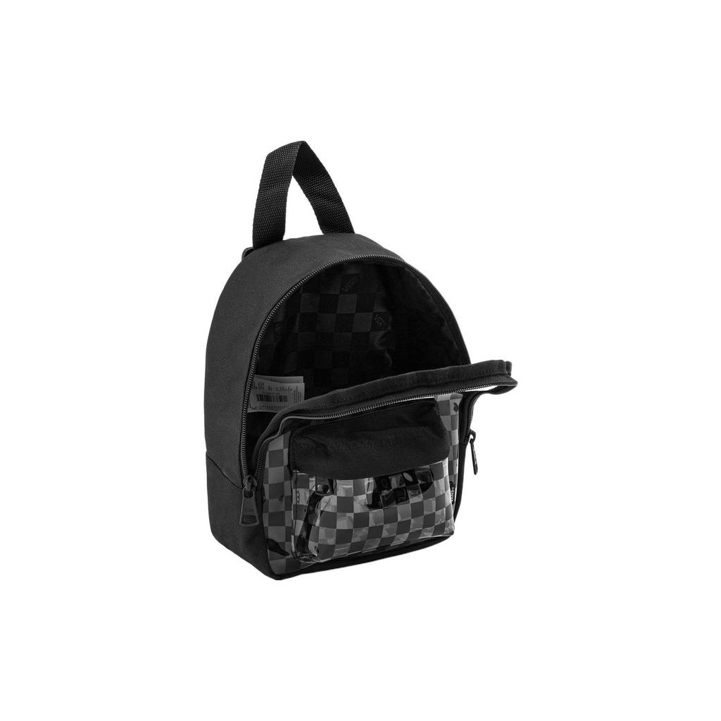 Vans Checkerboard Sports Casual Polyester Backpack Women Backpack Black VN0A5LHHBLK