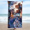 Digimon Print Beach Towel, Large Soft Quick Dry Towel for Beach Camping Swimming