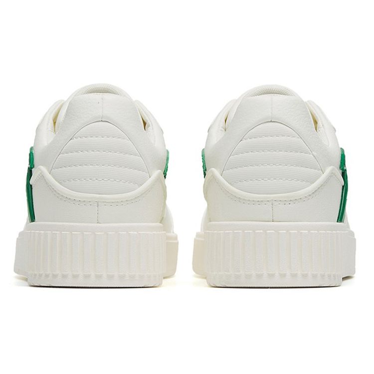 Anta 982 Trendy Thick Sole Casual Low Top Sneakers Women sneakers White Green 122248066-7