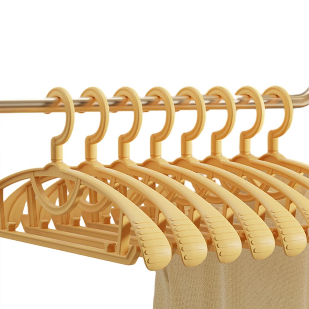 Plastic Non-Slip Clothes Hangers Durable Windproof Clothes Hanger For Home Thickening Non-Marking Wear Resistant Durable Hangers