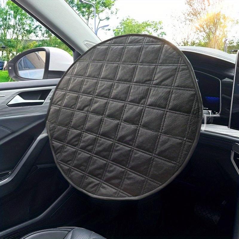

2Pcs Universal Car Steering Wheel Sunshade Cover - Heat Insulation & Sun Protection Protector for Summer 2pcs pack