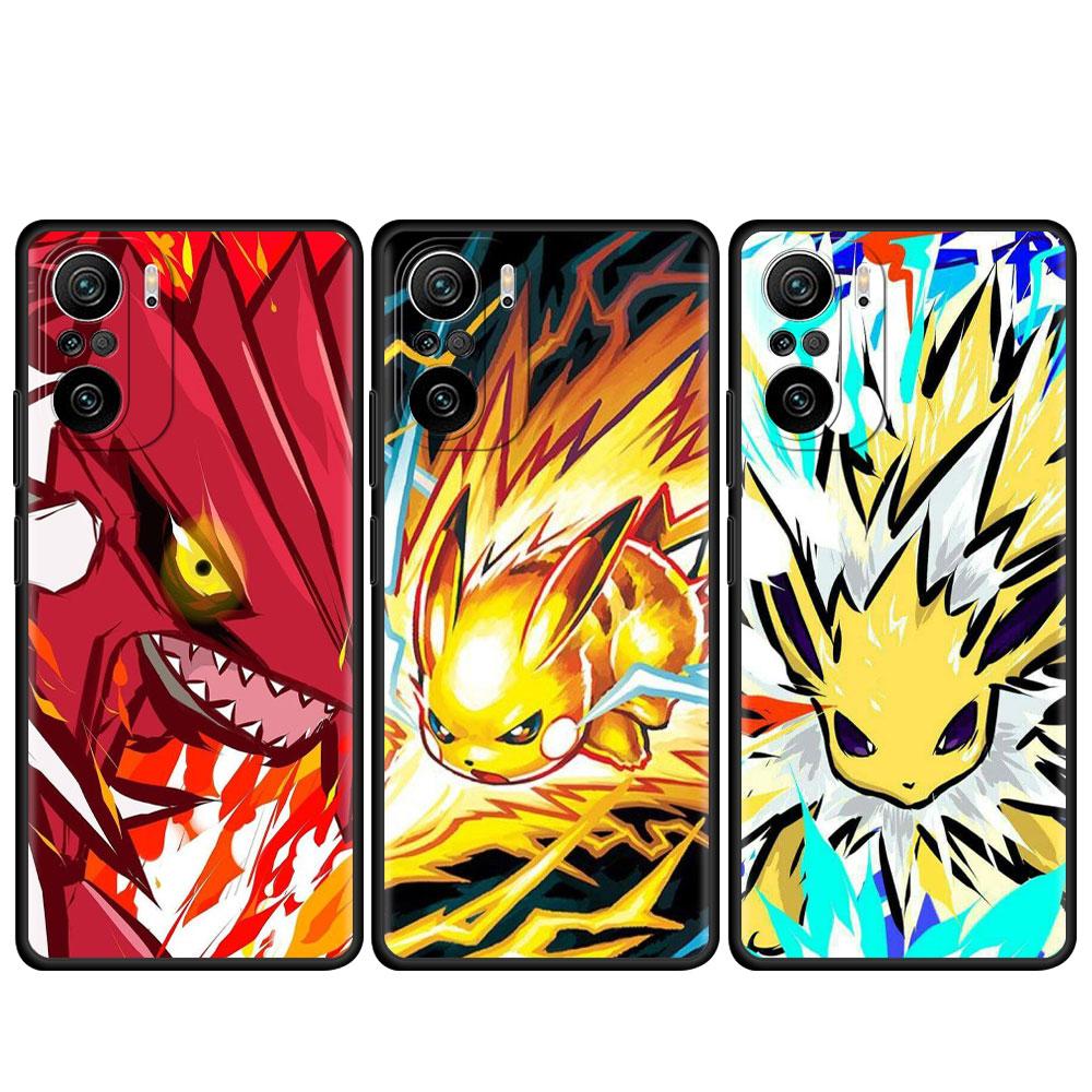 Anime Cool Pokemon Case For Xiaomi Redmi Note 111 9S 10 9 8 7 9A 9C 9i K40 8T 10C 9T K50 Silicone Phone Shell