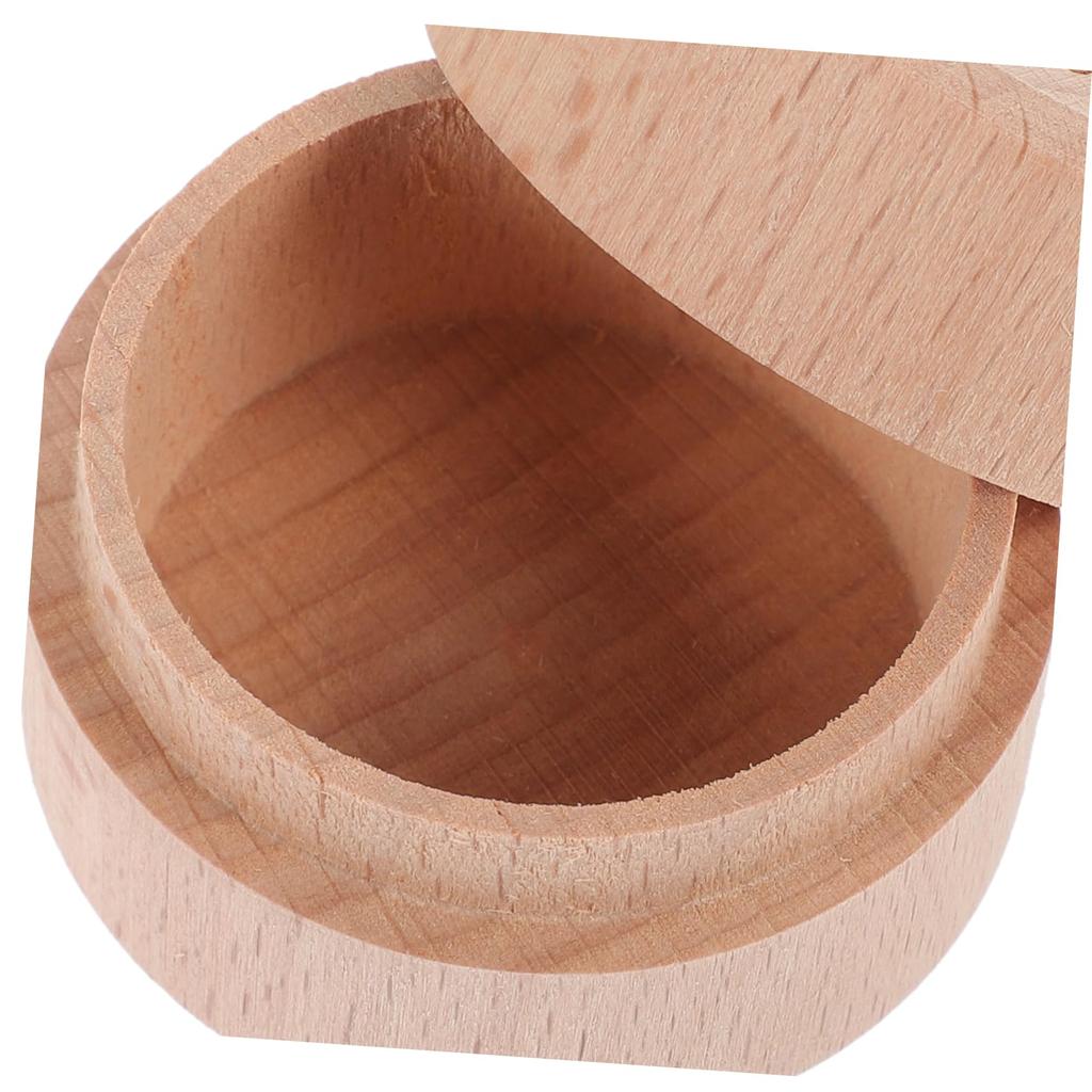 3D Original Wood Carved Tooth Keepsake Box | Cute Tooth Storage Box, Minimalist Design, Made of Natural Beech Material