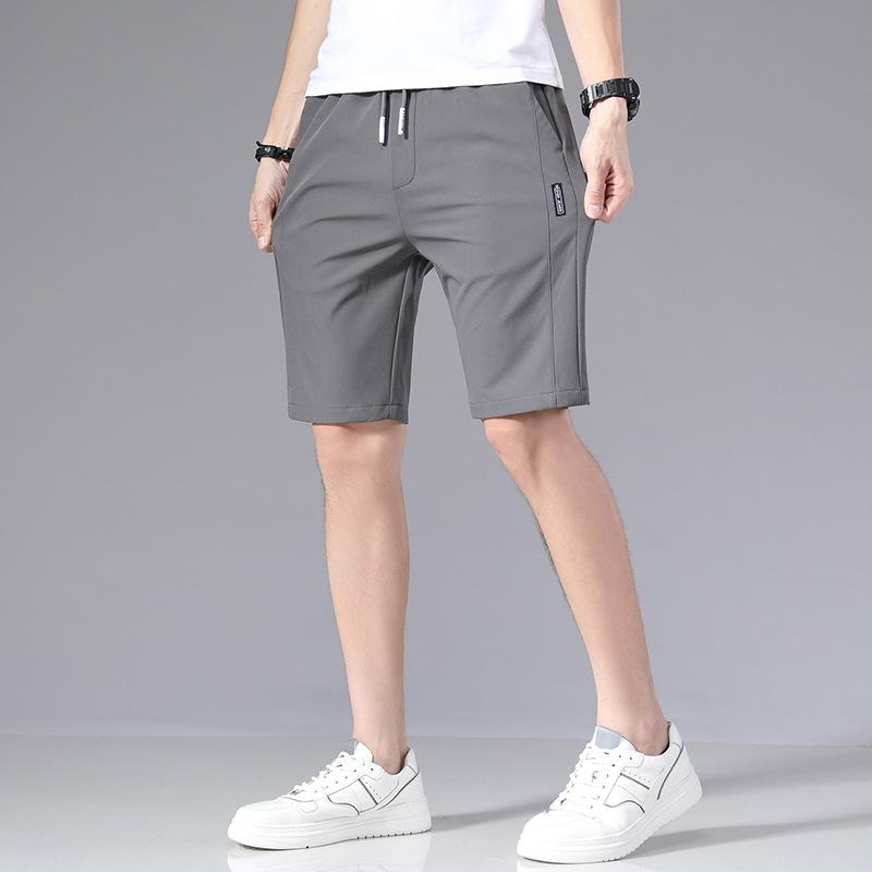 Pánské šortky Letní ležérní Pětipalcové šortky Volné Měkké Všestranné Pánské šortky Tenké Pánské kalhoty Na nošení Ledové hedvábí