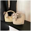 Summer Simple Woven Bag for Women's Beach Vacation Beach Bag Niche Fashion Casual Shoulder Bag Simple