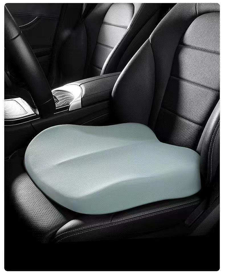 Ganzjahres-Universal-Autositzkissen mit Rückenstütze für Frauen - Kleines Fahrer-Booster-Kissen