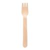 Couverts Jetables - García De Pou - 232.47 - 100 Unités - Fourchettes 14 Cm - Bois Naturel