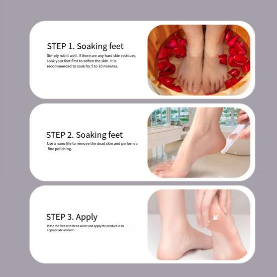 Nanometer Glass Foot File Callus Remover Foot Rasp Dead Skin Removal Exfoliator Foot Scrubber Reusable Manicure Pedicure Care Tools