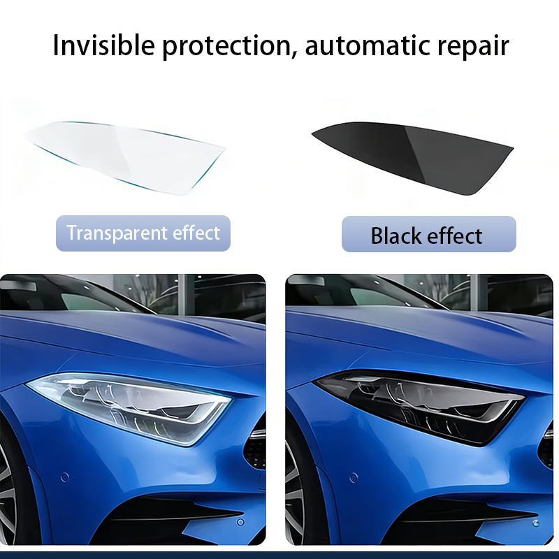 Fit For BMW 4 Series G22 G23 G26 -2025 Transparent Smoked Black TPU Headlight Film UV Scratch Resistant Pre Cut Protective V