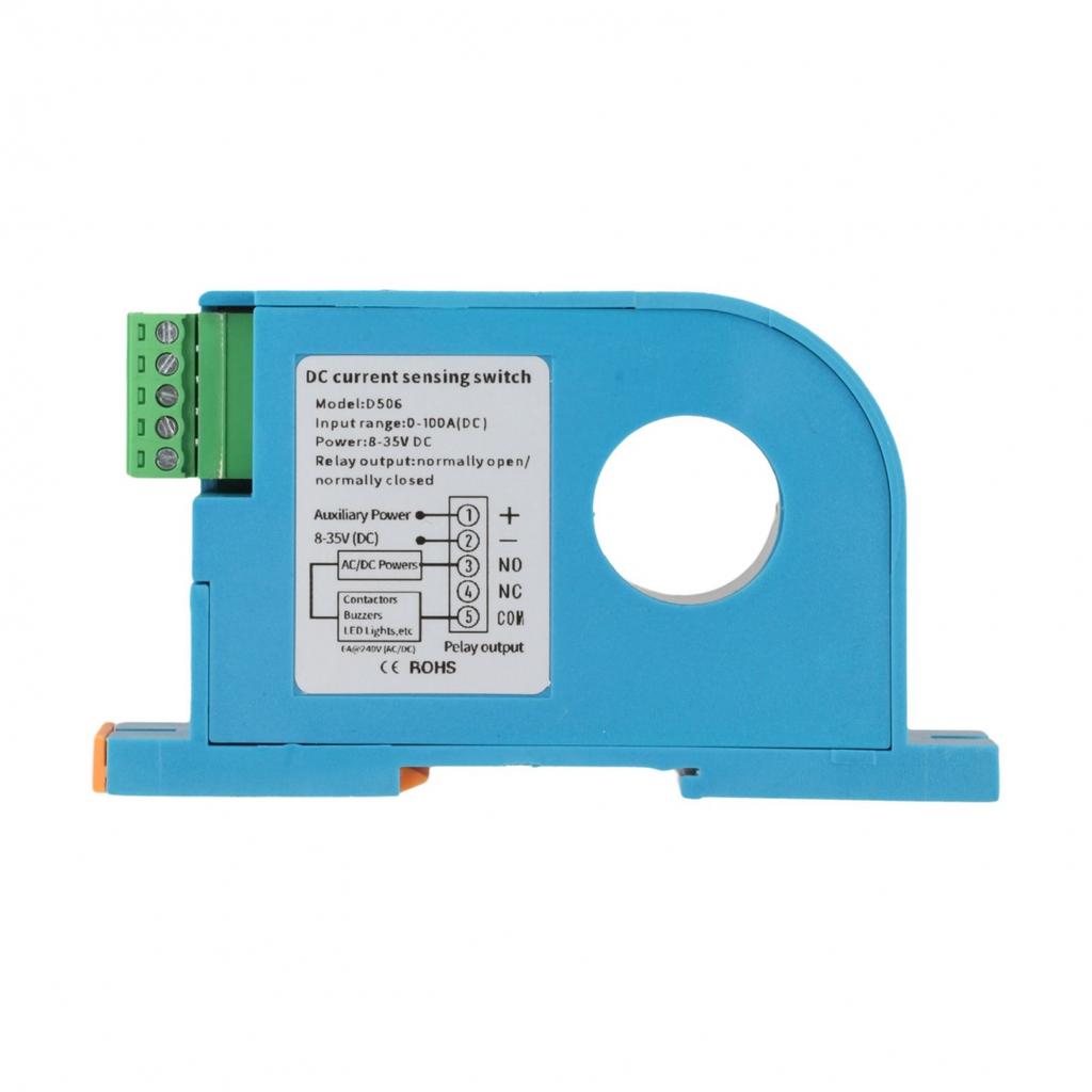 DC Current Monitoring Switch with Adjustable Delay Settings and Indicator