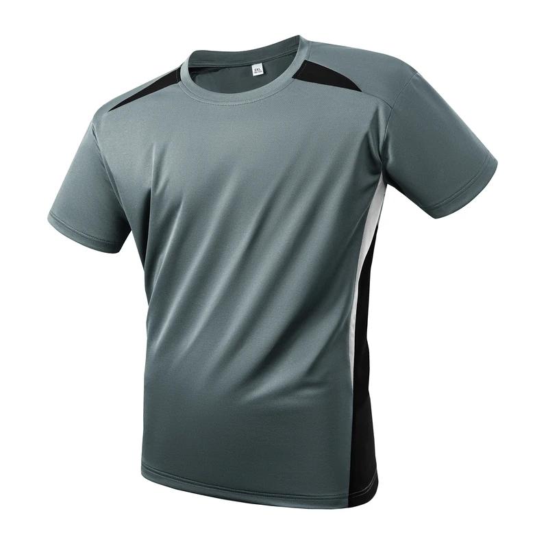 Running Moisture Wicking Round Neck T-Shirt Training Exercise Gym