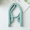 Folding Hangers Portable Outdoor Non-Slip Hanger Portable Travel Cloth Hanger Clothespin Towel Sock Storage Closet Organizer