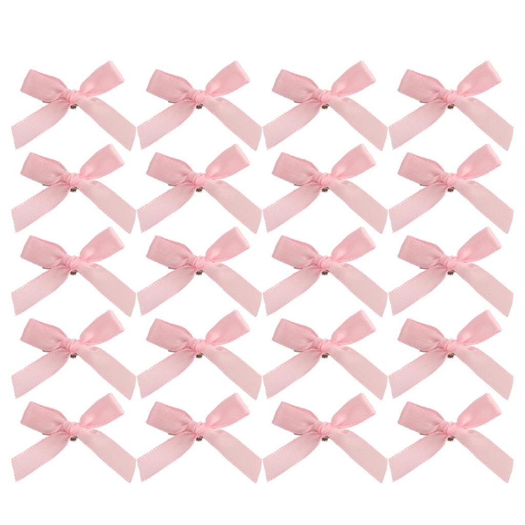 Ballet Style 4cm Bow Duckbill Clip: Dopamine Sweet Braided Hair Accessory