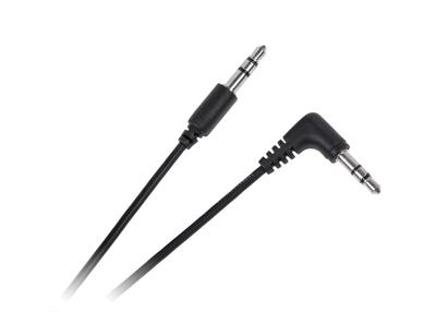 Kabel JACK 3.5 Wtyk - JACK 3.5 Wtyk 0.5m Kątowo-prosty Cabletech Standard
