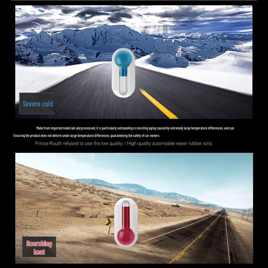 Southeast V5 Silicone Coated Universal Boneless Wiper Blade for Lingzhi, Yishen, Galant, and Xiwang
