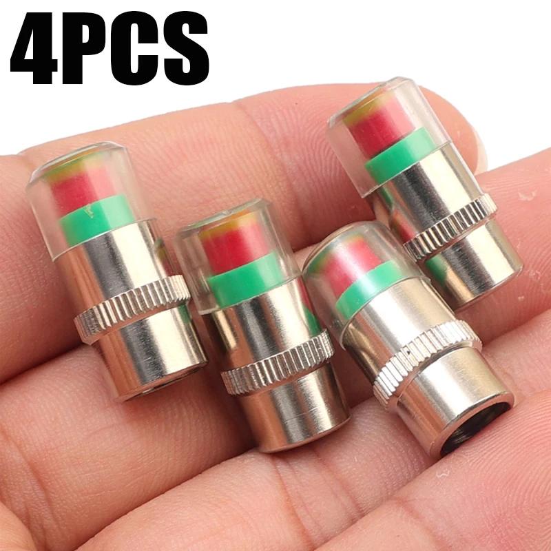 

New Car Tire Pressure Indicator Tire Pressure Gauge Indicator Alert Monitoring Valve Cap Sensor External Valve Detection Tools