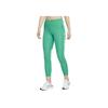 Epic Fast Color Block Letter Mid Rise Tight Nine Point Leggings Women Leggings Sea-God-Green DQ6331-371