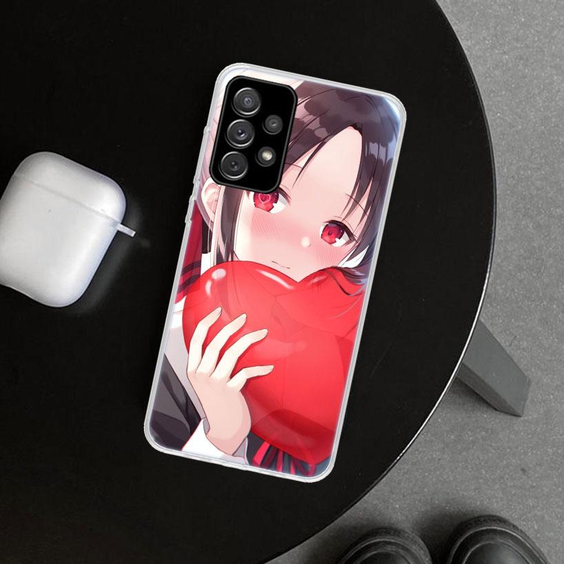 Kaguya Sama Shinomiya Phone Case Cover for Samsung Galaxy A12 A22 A32 A52 A72 A02S A51 A50S A31 A20S A10S Note 20 Ultra 10 Plus