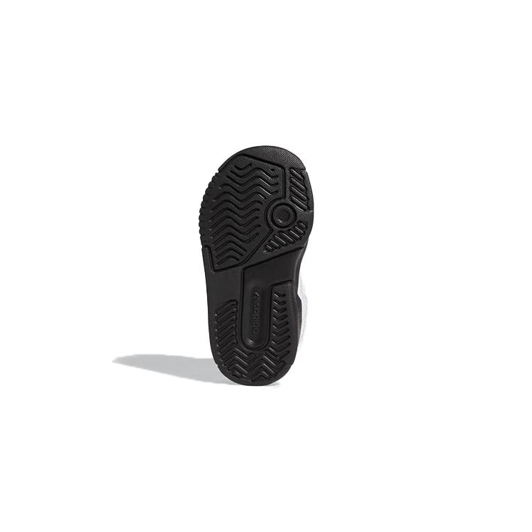 adidas Originals Drop Step Slip Resistant And Breathable High Top Toddler Shoes White Black Infant And Toddler FV5159