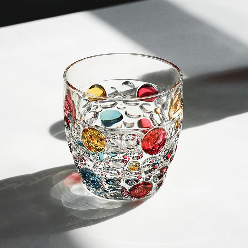Italy Zecchin Design Colorful Crystal Old Fashioned Whiskey Glass Gothic Whisky Rock Glasses Wine Tumbler Dazzle Color Water Cup