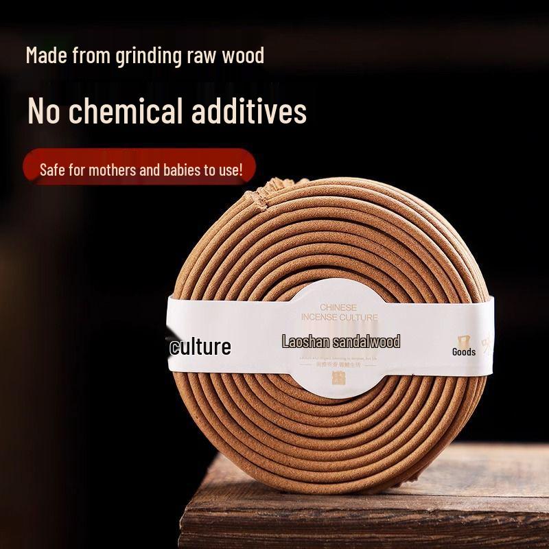 Easy Seat Sandalwood & Agarwood Incense Sticks for Calming and Sleep, with Mugwort Mosquito Repellent, Ideal for Home Bedrooms. Premium Grade (20 Coils) - Contact for Scent