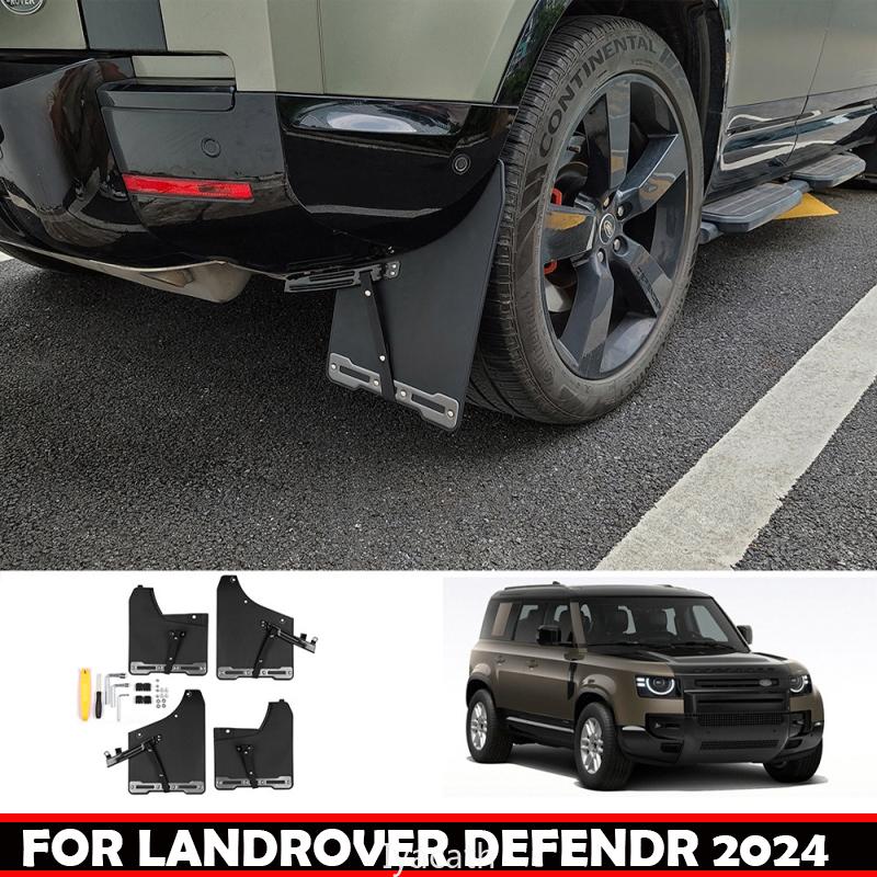 FOR LANDROVER DEFENDR 2024 2025 Exterior Plastic Front Rear Wheels Mudguards Fender Mud Flap Guards Splash Fenders Mudflaps trim