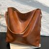 Large-capacity Commuter Bag Women's Autumn New Fashion Retro Tote Bag Autumn and Winter Broadband Armpit Bag