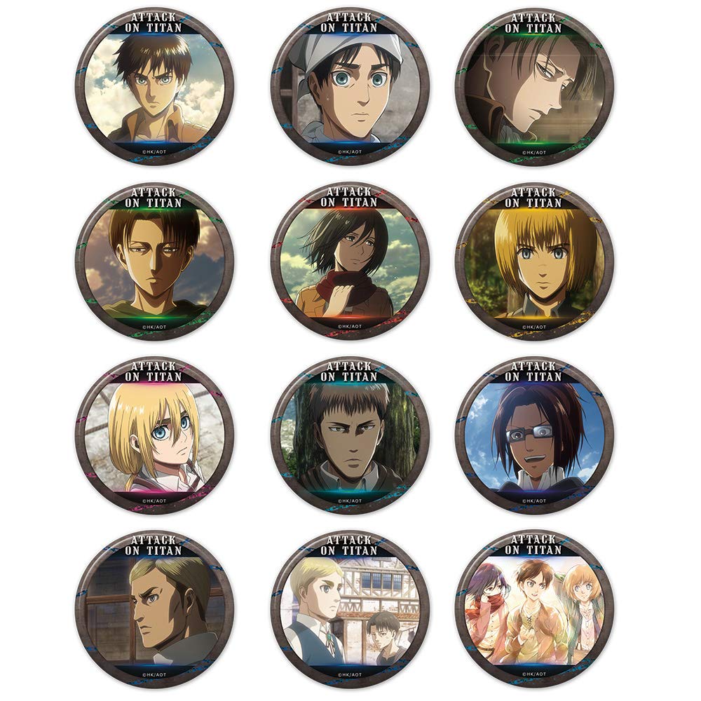 Attack on Titan Trading Can Badges (BOX)